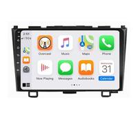 Autoradio Carplay per Honda CRV CR-V 3 RE 2007-2011 Mirror Link/Usb/Type-C/Telecamera di Backup/Microfono/Supporto Telecomando Autoradio Compatibile, 4 Nucleo 1G+16G