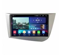 Autoradio Carplay per Seat Leon 2 2005-2012 con Schermo, Radio/Usb/Aux/Fm/Mic/Type-C, Supporta Telecamera Posteriore Carplay, 4 Nucleo 1G+16G