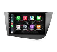 Autoradio Carplay per Seat Leon 2 2007-2015 con Navigazione Gps, Bluetooth, Wi-Fi, Android Auto, Mirror Autoradio Compatibile, 4 Nucleo 1G+16G