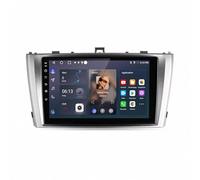 Autoradio Carplay per Toyota Avensis T27 2009-2015 Mirror Link/Usb/Type-C/Telecamera di Backup/Microfono/Supporto Telecomando Autoradio Compatibile, 8 Nucleo 8G+256G