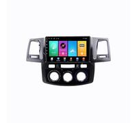 Autoradio Carplay per Toyota Fortuner Hilux 2012-2015 Mirror Link/Usb/Type-C/Telecamera di Backup/Microfono/Supporto Telecomando Autoradio Compatibile, 4 Nucleo 4G+64G