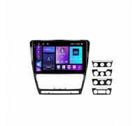Autoradio Carplay per Volkswagen Skoda Octavia 2 A5 2007-2014 con Navigazione Gps, Android Auto, Bluetooth, Wi-Fi, Ecc, Fm Radio, Mirror Link Autoradio Compatibile, 4 Nucleo 4G+64G