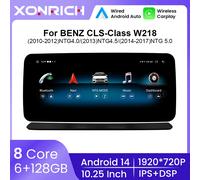 Autoradio Carplay senza fili per Mercedes Benz Classe CLS W218 2010-2017 LHD/RHD Android 14 Navigazione 8Core 128G 4G LTE IPS Schermo 4G 64G-NTG4.0