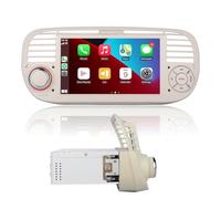 Autoradio compatibile con CarPlay wireless/Android Auto per Fiat 500 2007-2015 con Alta potenza di uscita touch screen IPS/Bluetooth/Mirror Link/FM/AM/USB