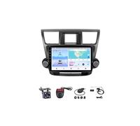 Autoradio con Schermo da 9 pollici per Toyota Highlander 2 XU40 2007-2013 Carplay Android Navigazione GPS Bluetooth Lettore multimediale GPS Automotive (4G+WIFI 8G+128G)