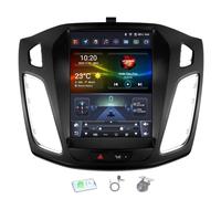 Autoradio con Schermo IPS da 9.7" per Fo-rd Focus 3 Mk3 2011-2019, Sistema Android 15 con Wireless CarPlay e Android Auto/WiFi a 5 GHz/Bluetooth/GPS/radio FM/RDS/Comandi al Volante e(Size:8Core 4+32G)