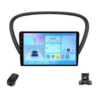 Autoradio con schermo per Peugeot 607 2004-2010 1280 * 720 pollici Display Wireless Android Auto CarPlay 4GLTE/5GWIFI/FM/AM/GPS/DSP/RDS/Bluetooth/Supporto telecamera posteriore(NF-7)