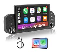Autoradio con Sistema Linux e schermo IPS da 7 pollici, compatibile con Fiat Panda (2013-2020) | CarPlay & Android Auto wireless integrati | Supporta AM/FM/RDS |DSP/USB/Bluetooth/Microfono