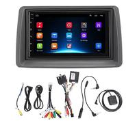 Autoradio con Touch Screen 7 Pollici con Wi-Fi e Navigazione GPS, Supporto per Android12, Lettore Multimediale con Ricevitore Radio e Lettore Video (2+32+Carplay)