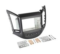 Autoradio Cornice di Montaggio 2 DIN per Chevrolet Orlando KL1Y Nero Opaco ACV