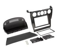 Autoradio Cornice Per Doppio DIN Einbaurahmen BMW 5er E60 E61 Nero Opaco 1 ACV