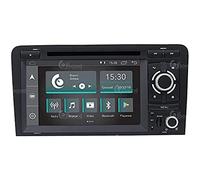 Autoradio Custom Fit per Audi A3 Android GPS Bluetooth WiFi Dab USB Full HD Touchscreen Display 7"