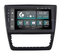 Autoradio Custom Fit per Skoda Yeti 2014 con clima manuale Android GPS Bluetooth WiFi Dab USB Full HD Touchscreen Display 10"