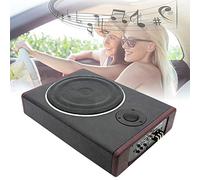 Autoradio da 12 V, 600 W, in acciaio inox, ultra sottile, per auto, subwoofer attivo, subwoofer per auto, subwoofer, amplificatore, sottile, sottomarino, amplificatore