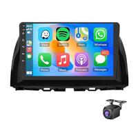 Autoradio da 9'' per M-azda CX-5 2012-2015 Android 14 IPS Touch Screen Autoradio Ricevitore con Carplay Android Auto GPS Navi Bluetooth Wifi HiFi Bluetooth SWC FM Telecamera di retr(Size:M600,Color:a)