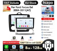 9 "10.33'' Carplay 4G 2 Din autoradio Android per Ford Focus 2004-2011 Exi AT Auto Multimedia Player P1 Silver