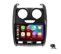 Autoradio da 9 Pollici per Re-nault Duster 2015-2020/La-da Largus 2021 | Android 15 Touchscreen con Bluetooth WIFI SWC Mirror Link GPS CarPlay Android Auto Wireless Retrocamera FM RDS Mic