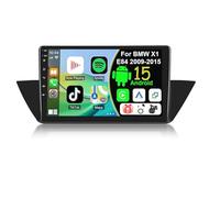 Autoradio Doppio DIN per BMW X1 E84 2009-2015 con CarPlay/Android Auto con Telecamera Posteriore,Bluetooth,Navigazione GPS,Mirroring,FM/AM(S-1(2G+32G))