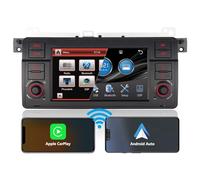 Autoradio DSP ad alta potenza per BMW Serie 3 E46 Rover MG ZT X3 M3 stereo radio schermo con carplay wireless integrato e Android Auto Navi controllo del volante Bluetooth 1080P IPS 7" radio AM/FM/RDS