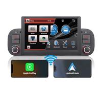 Autoradio DSP ad alta potenza per FIAT Panda 2013-2020 stereo radio schermo con carplay wireless integrato e Android auto Navi Bluetooth Comandi al volante touchscreen USB IPS 7" 1080P radio AM/FM/RDS