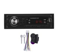 Autoradio FM Bluetooth con supporto USB SD TF, ingresso AUX, chiamate in vivavoce, comandi al volante, pulsante assistente vocale, opzioni