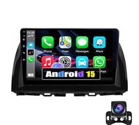 Autoradio GPS Multimedia touchscreen Android 15 da 10 pollici per Mazda CX5 CX-5 CX 5 2012-2015 Navigazione GPS Bluetooth Carplay Comandi al volante Telecamera di backup AHD (M700S)