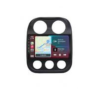 Autoradio Gps Navigation 2 Din per Jeep Compass 2010-2016 Wireless Carplay Android Auto Stereo Auto Bluetooth Ips con Pantalla Táctil con Gps, 8 Nucleo 6G+128G