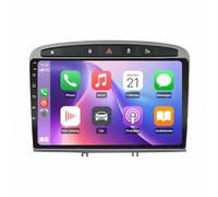 Autoradio Gps Navigation 2 Din per PEUGEOT 308 408 2012-2020 Bluetooth, Ips Touchscreen Radio con Siri/Vocale/Gps Navigazione/Musica Online/Mirror Link, 4 Nucleo 4G+64G