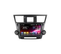 Autoradio Gps Navigation 2 Din per Toyota Highlander 2009-2012 Wireless Carplay Android Auto Stereo Auto Bluetooth Ips con Pantalla Táctil con Gps, 8 Nucleo 8G+256G