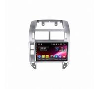 Autoradio Gps Navigation 2 Din per Volkswagen Polo 4 Mk4 2001-2009 Ips Schermo Tattile Supporto Gps Navigatore Wireless Radio Carplay Android Auto Wifi Dab+, 4 Nucleo 4G+64G