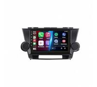 Autoradio Gps Navigazione Stereo 2 Din per Toyota Highlander 2007-2013 Wireless Carplay Android Auto Stereo Auto Bluetooth Ips con Pantalla Táctil con Gps, 8 Nucleo 8G+256G