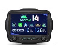 AUTORADIO GPS PER Jeep Renegade ANDROID 14 WI-FI 4G CARPLAY Auto XTRONS IXA94RGJL