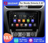 Autoradio Isudar Android 12 da 10.1 pollici per Skoda Octavia 3 A7 2014-2017 Carplay Auto Stereo No 2din RAM 6GB ROM 128GB