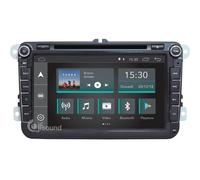 Jf Sound car audio system Autoradio Custom Fit per Volkswagen Android GPS Bluetooth WiFi Dab USB Full HD Touchscreen Display 9",Nero