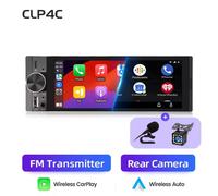 Autoradio Junsun 6.86” Universale 1Din CarPlay-AndroidAuto BT Gps + RetroCamera.