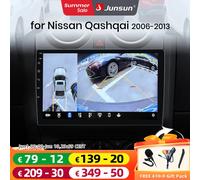 Autoradio Junsun Qualcomm 8-Core con Telecamera 360° Opzionale, CarPlay Wireless e Android Auto per Nissan Qashqai J10 2006-2013, Sistema Multimediale GPS 2 DIN, Stereo con SWC, BT, FM, RDS, DSP,