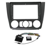 Autoradio Mascherina Telaio Adattatore Misura Per BMW 1 E81 E82 E87 E88 2008-2012 Autoradio Fasce Installazione Dash Cornice DVD Gps Lettore Mp5 Trim(Manual with cable)