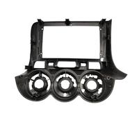 Autoradio Mascherina Telaio Adattatore nero 1/2Din Car DVD Frame Audio Adattatore di montaggio Dash Trim Kit Facia Panel 9 "/Fit for Honda Fit Jazz RW 2004-2007 Doppio Din Radio Player Telaio audio pe