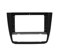 Autoradio Mascherina Telaio Adattatore nero 9 "Car Radio Fascia/Fit for BMW Serie 1 E81 E82 E87 E88 2004-2012 Pannello Video Lettore Audio Dash 2 Din Telaio Cruscotto Kit di Montaggio Telaio audio per
