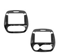 Autoradio Mascherina Telaio Adattatore nero 9 inch Audio Dash Trim Kits Panel screen 2Din Car Radio DVD Player Fascias Frame/Fit for RENAULT Captur 2016-2019 Mount Kit Telaio audio per auto(Only Fram