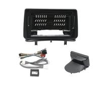Autoradio Mascherina Telaio Adattatore nero 9 pollici Telaio Auto Fascia Adattatore Canbus Box/Adatto for Android Radio Audio Dash Kit Pannello di Montaggio Renault Clio 3 2005-2014 Telaio audio per a