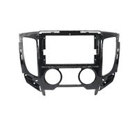 Autoradio Mascherina Telaio Adattatore nero Adattatore for fascia telaio auto da 9 pollici/adatto for Mitsubishi Triton L200 2015-2019 Android Radio Audio Dash Kit pannello di montaggio Telaio audio