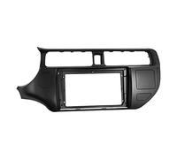 Autoradio Mascherina Telaio Adattatore nero Auto 2Din Audio Radio Fascia Cornice 9 pollici Grande Schermo Stereo Dash Kit Telaio di Montaggio del Pannello/Adatto for KIA RIO 2012 Telaio audio per auto
