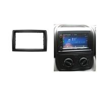 Autoradio Mascherina Telaio Adattatore nero Fascia radio doppia 2 Din/adatta for CITROEN Jumper PEUGEOT Boxer FIAT Ducato CD DVD Audio Kit di montaggio su cruscotto Adattatore cornice cornice crusco