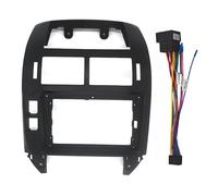 Autoradio Mascherina Telaio Adattatore nero Kit telaio stereo automatico/adatto for VW Volkswagen Polo 2004-2011 lunetta di montaggio piastra frontale interni auto anteriore Dash centro plancia elaio