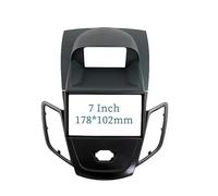 Autoradio Mascherina Telaio Adattatore nero Pannello radio for fascia auto 2Din da 7 pollici/adatto for FORD Fiesta 2008-2017 Kit di montaggio for cornice audio Dash Installa piastra frontale Telaio