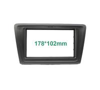 Autoradio Mascherina Telaio Adattatore nero Telaio for lettore DVD autoradio 2Din da 7 pollici/Adatto for SKODA Rapid 2013+ Adattatore pannello audio Rimontaggio montaggio cruscotto CD Trim Telaio a