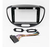 Autoradio Mascherina Telaio Adattatore nero Telaio for piastra frontale audio 2Din for auto/adatto for Hyundai I-10 I10 2007-2013 9" schermo grande pannello radio stereo montaggio cruscotto kit di rim