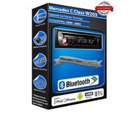 Autoradio Mercedes C Class DEH-S320BT, Kit Bluetooth USB CD MP3 AUX In