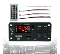 Autoradio - Multimedia senza fili - Lettore musicale senza perdita 2 x 25 W con telecomando per autoveicoli, camion e viaggi con altoparlanti